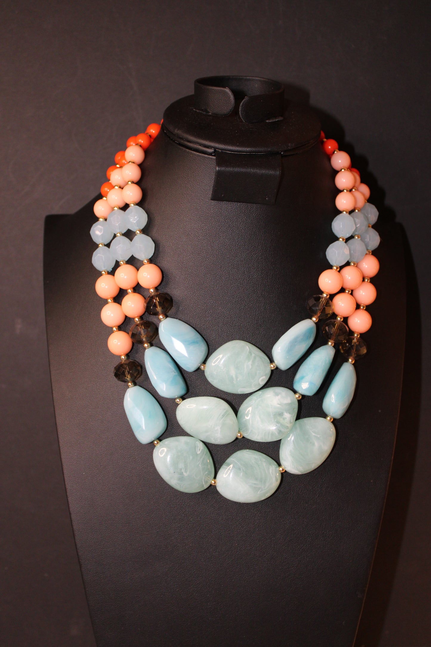 Multi-Colored Statement Necklace