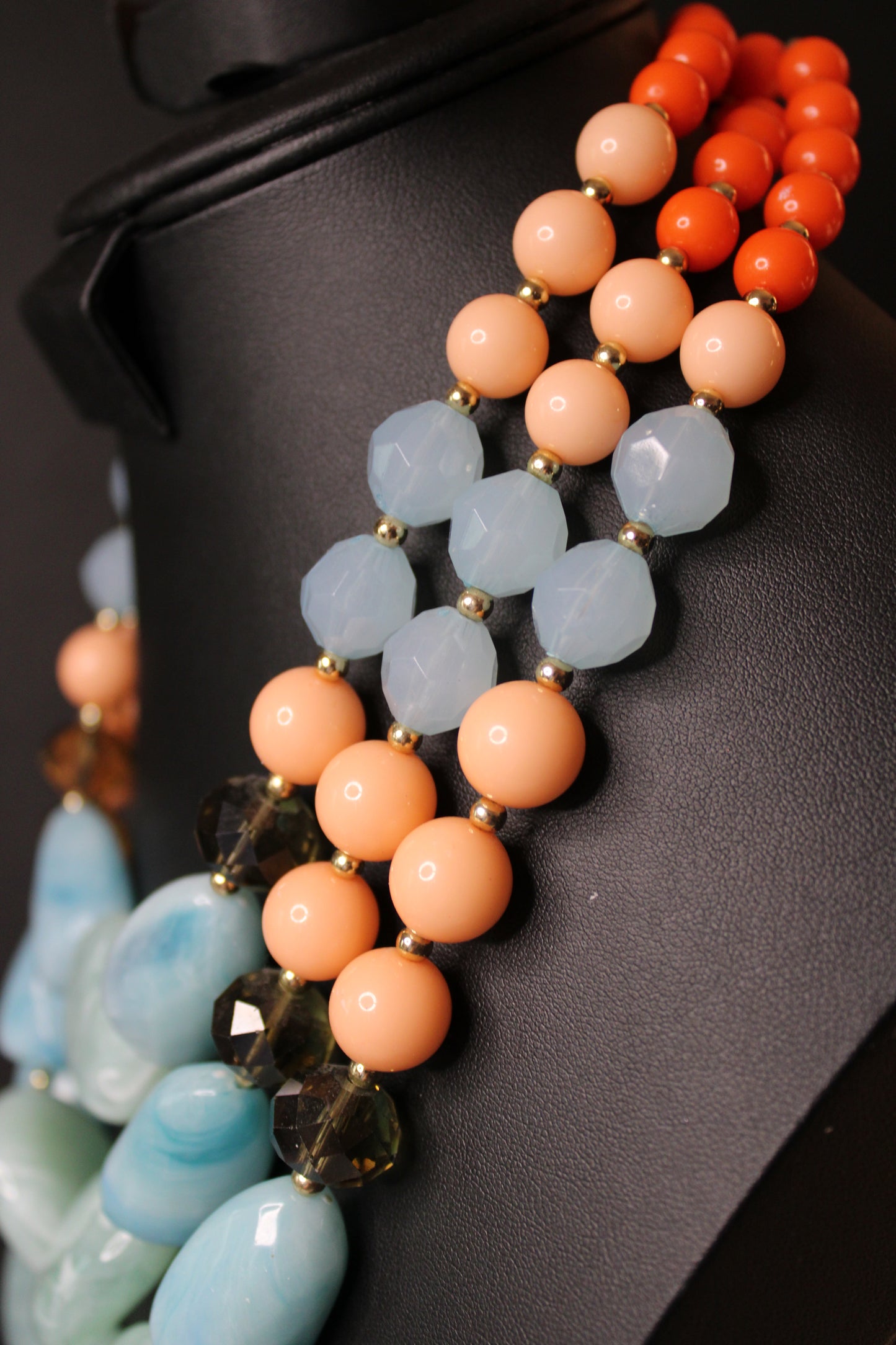 Multi-Colored Statement Necklace