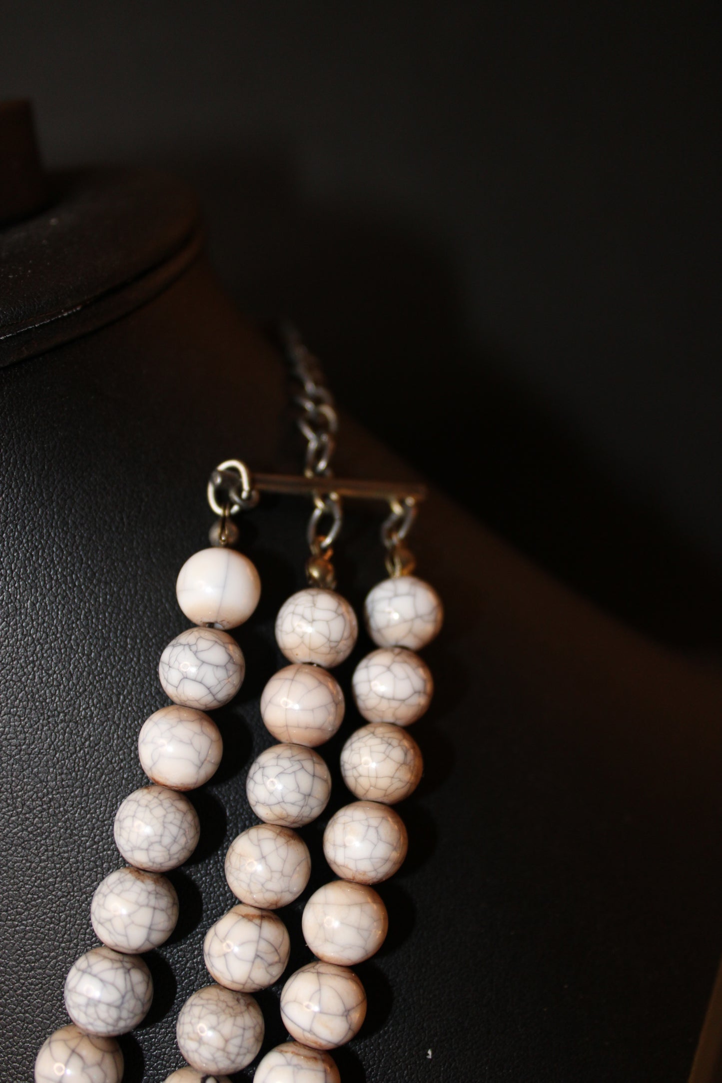 Stunning Vintage Style Beaded Statement Necklace