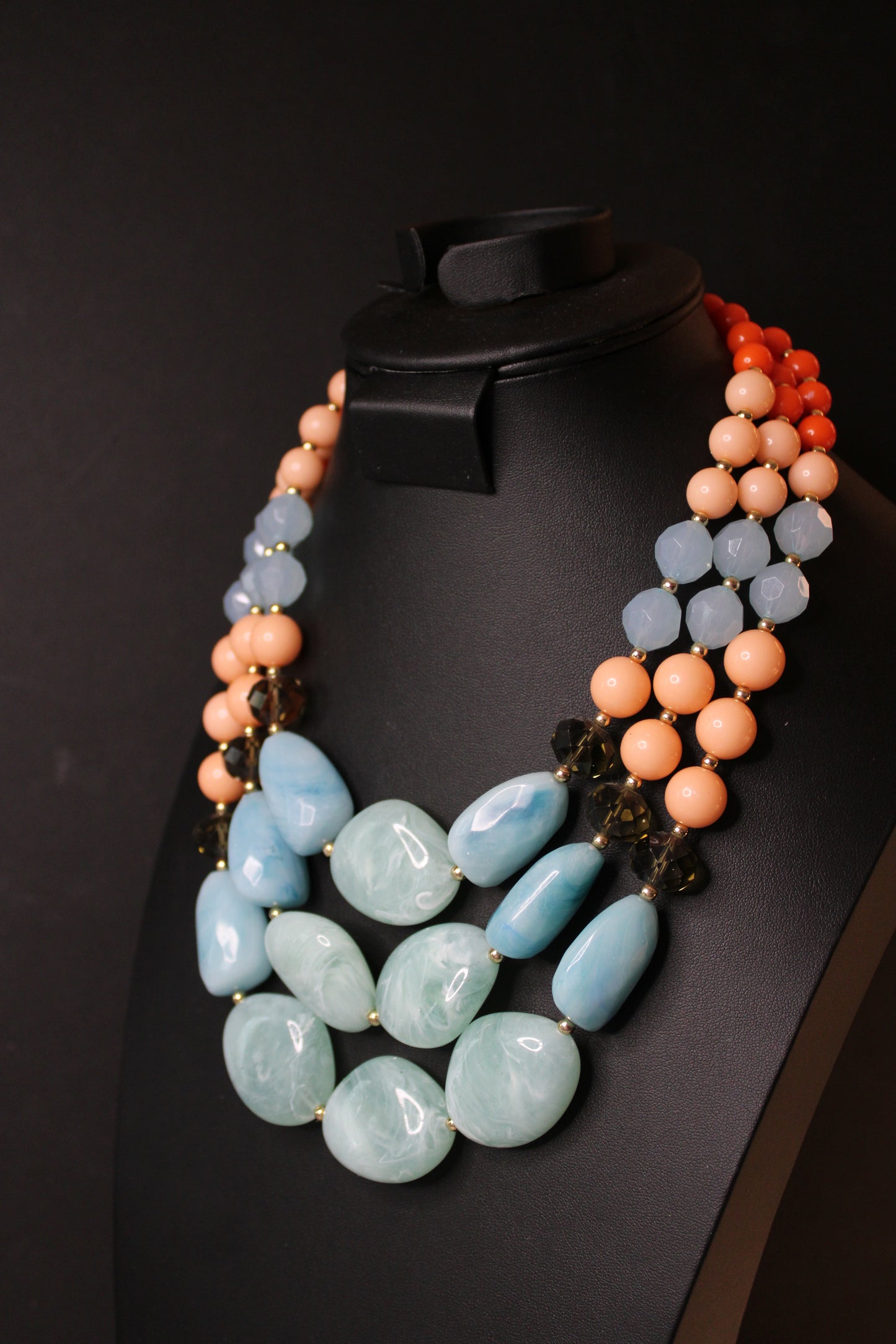 Multi-Colored Statement Necklace