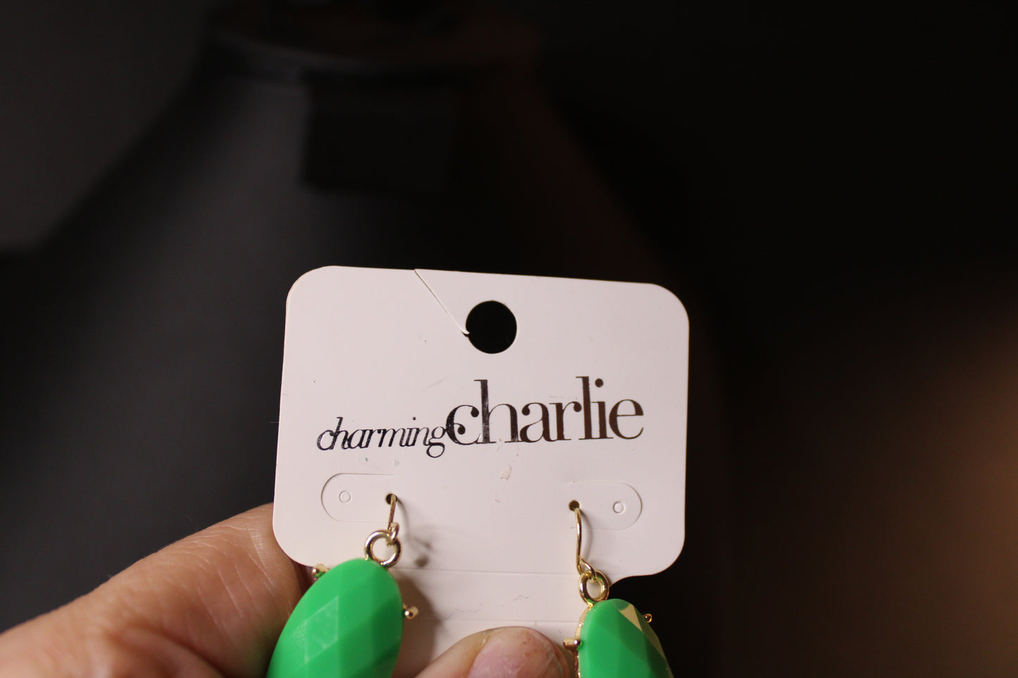 Charming Charlie Candy-Coated Multi-Colored Statement Necklace & Earrings Set